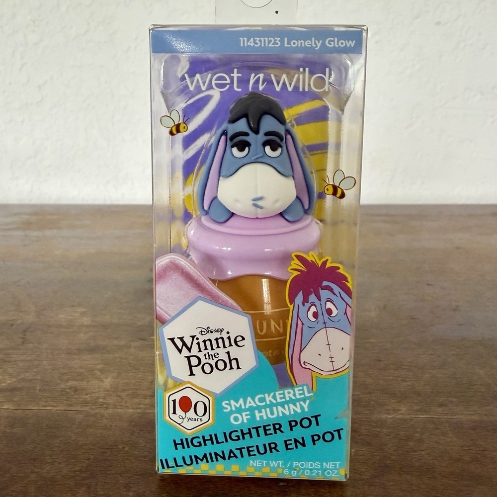 Wet n Wild Winnie The Pooh Highlighter Pot Lonely Glow Eeyore Make Up Disney